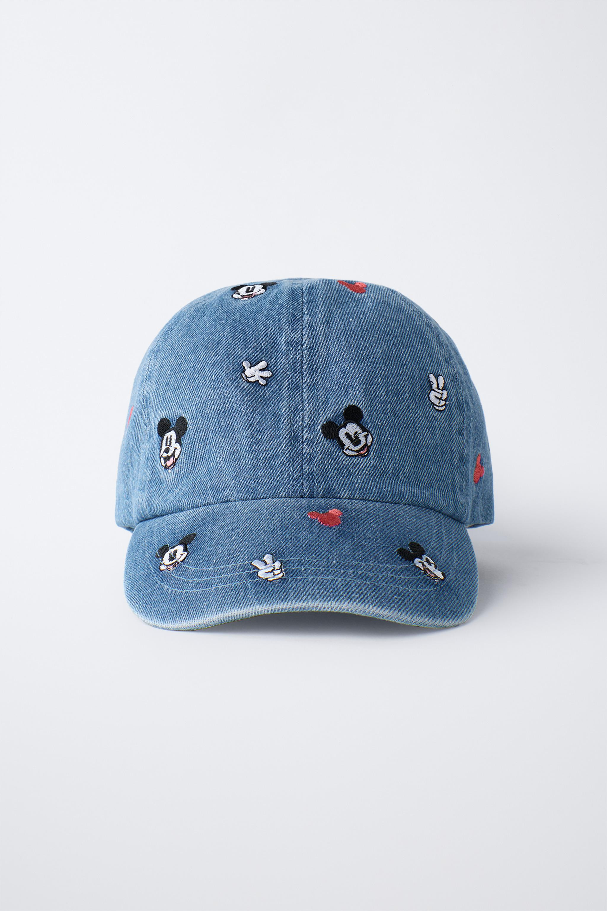 MICKEY MOUSE © DISNEY EMBROIDERED DENIM CAP | Zara US