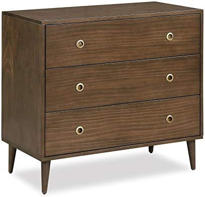 Novogratz Harper 3-Drawer Storage Dresser, Walnut | Amazon (US)
