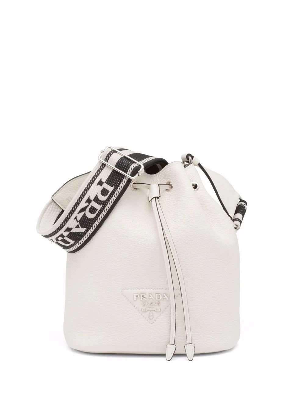 Prada Flou Bucket Bag - Farfetch | Farfetch Global