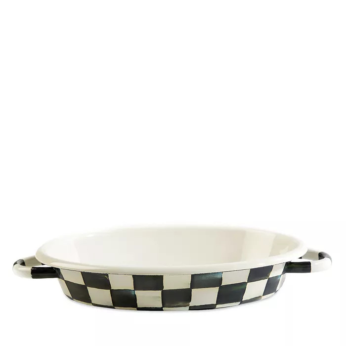 Courtly Check® Enamel Oval Gratin Dish, Medium | Bloomingdale's (US)