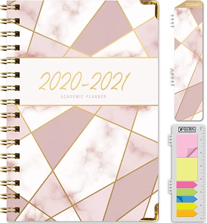 HARDCOVER Academic Year 2020-2021 Planner: (June 2020 Through July 2021) 5.5"x8" Daily Weekly Mon... | Amazon (US)