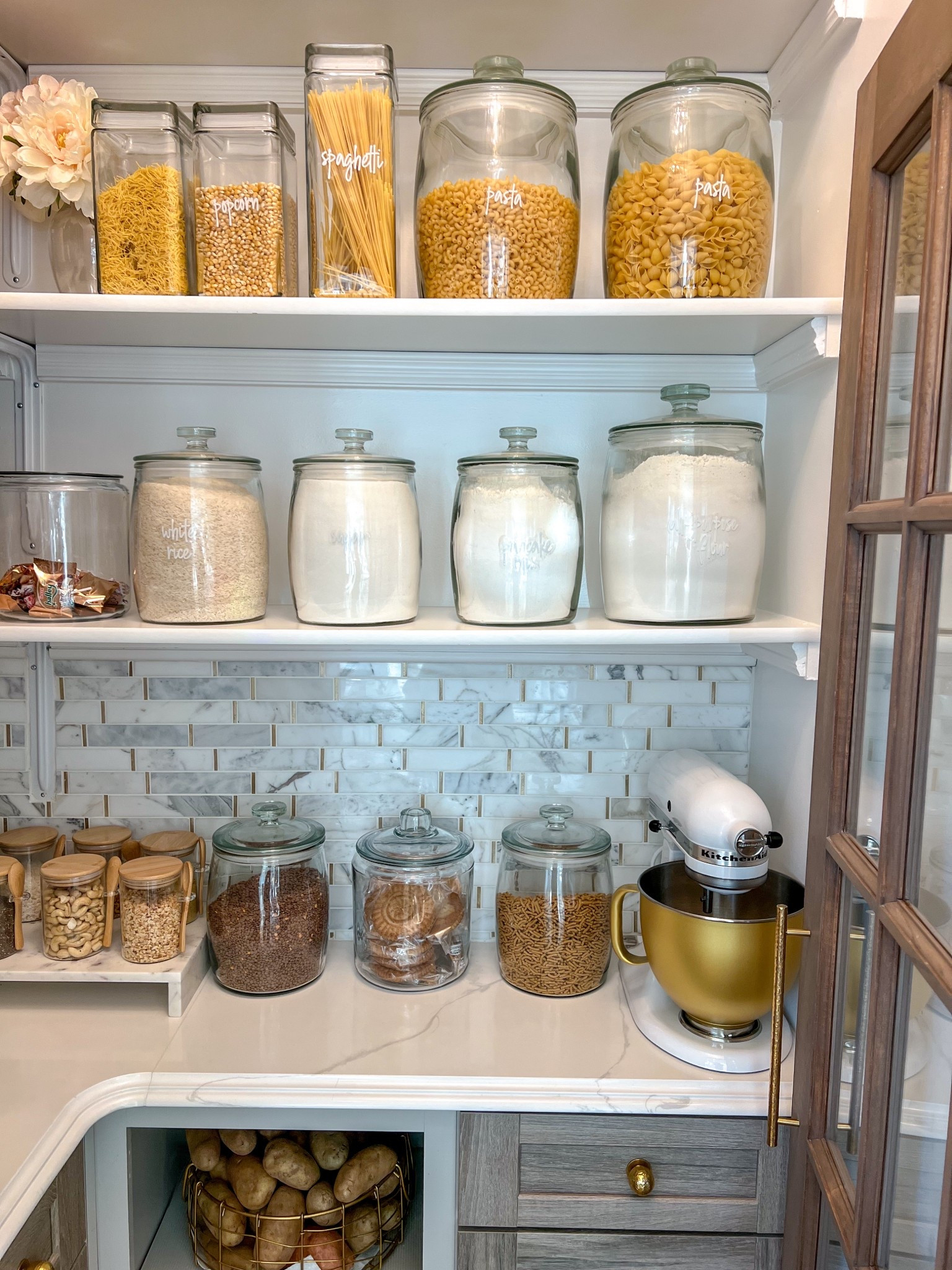 My favorite air tight jars to store my pantry essentials 