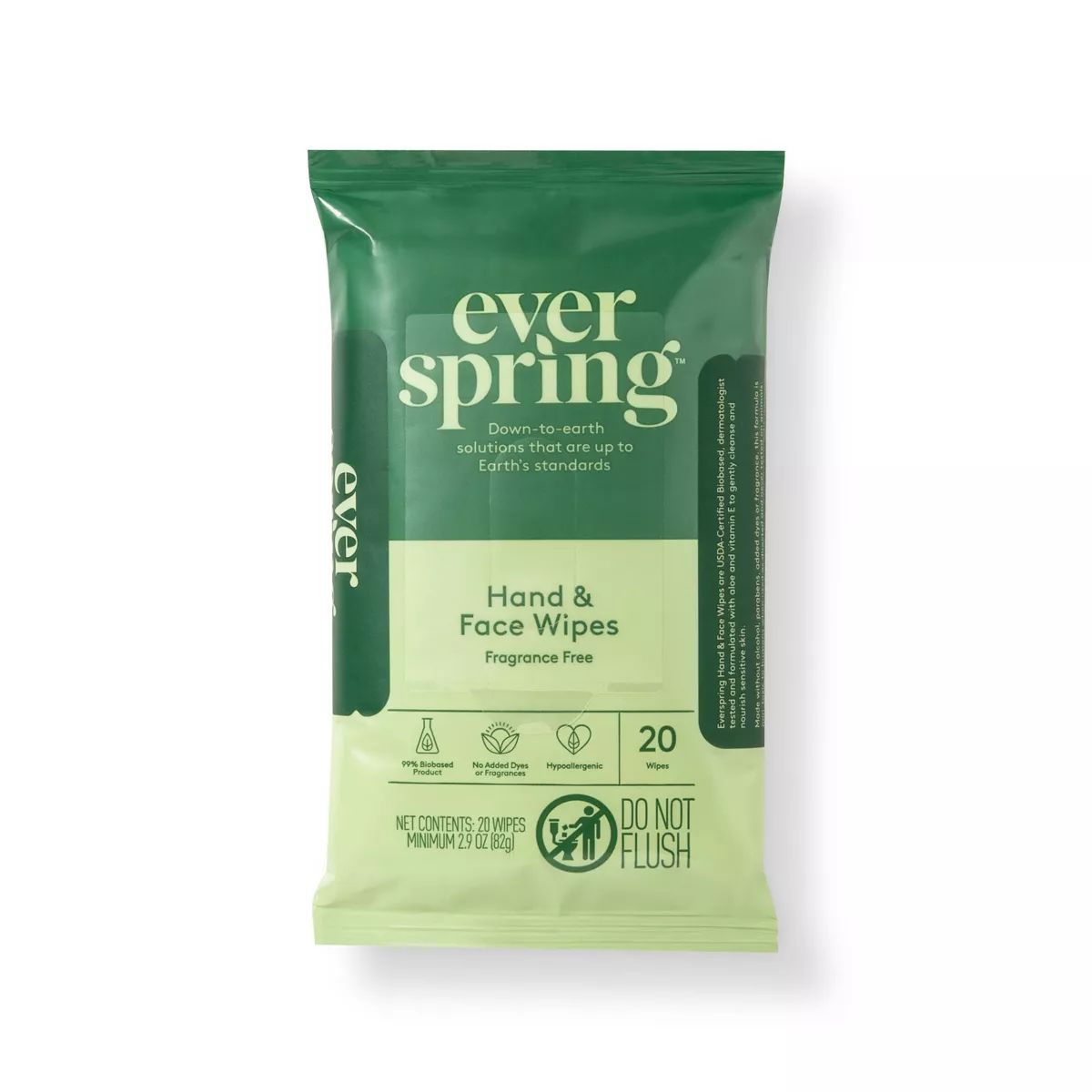 Hand and Face Wipes - Unscented - 3pk/60ct - Everspring™ | Target