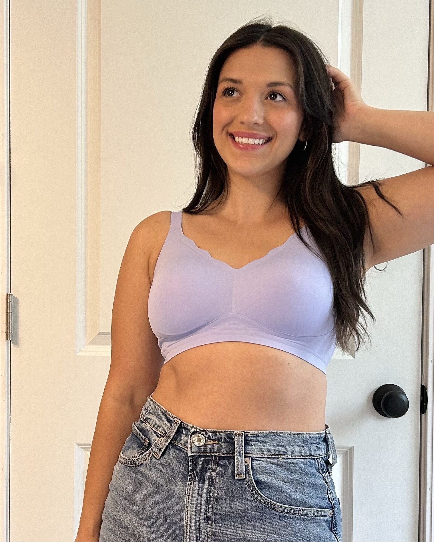 The color and fit of this is perfection! Buttery soft and peep the cute scallop design 😍

#LTKStyleTip #LTKActive #LTKFindsUnder50