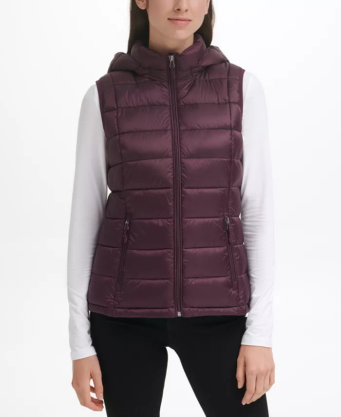 Charter Club Women's Packable Hooded Down Puffer Vest, Created for Macy's & Reviews - Coats & Jac... | Macys (US)