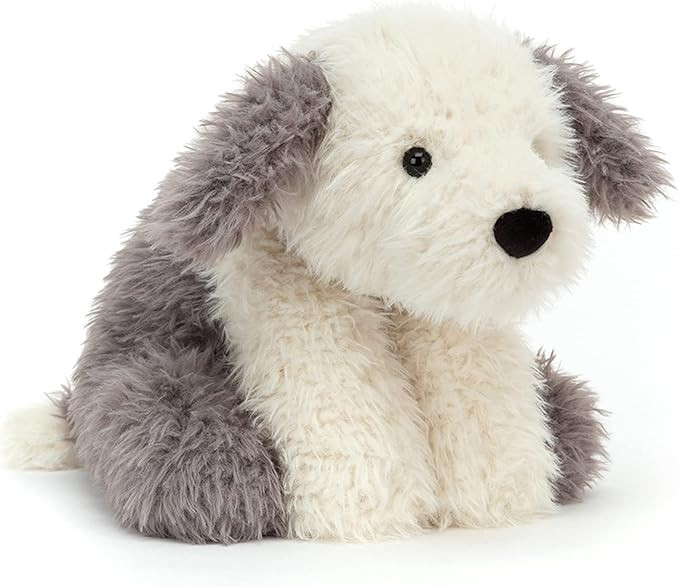 Jellycat Curvie Sheep Dog Stuffed Animal | Amazon (US)