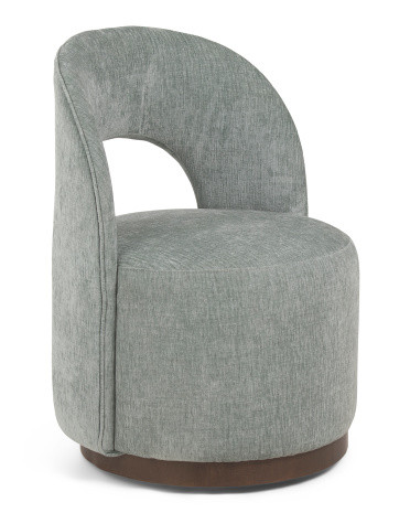 24X32 Swivel Gigi Anywhere Chair, Polyester | TJ Maxx