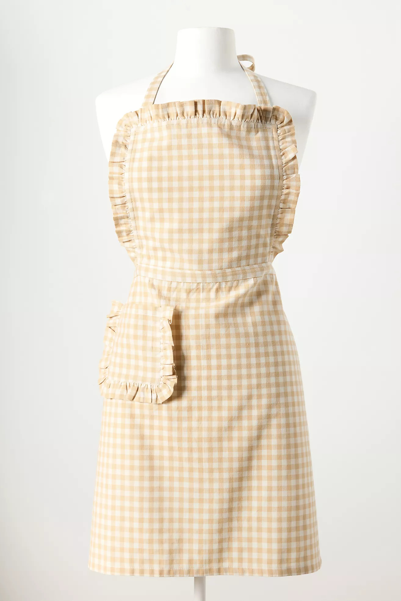 Brynn Gingham Apron | Anthropologie (US)