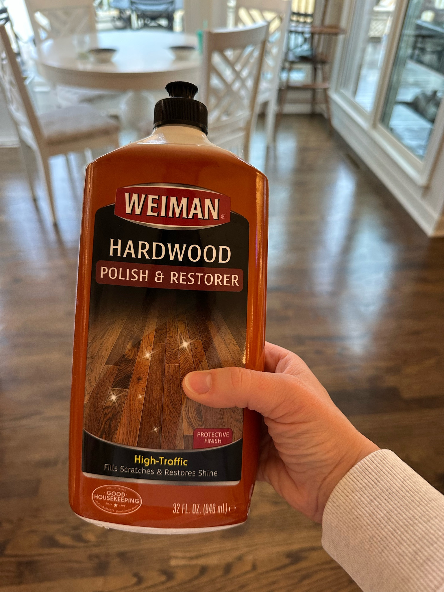 Love this hardwood floor polish and restorer! It hides scratches and restores a nice shine. Definitely recommend if you have oak floors!

#LTKHome