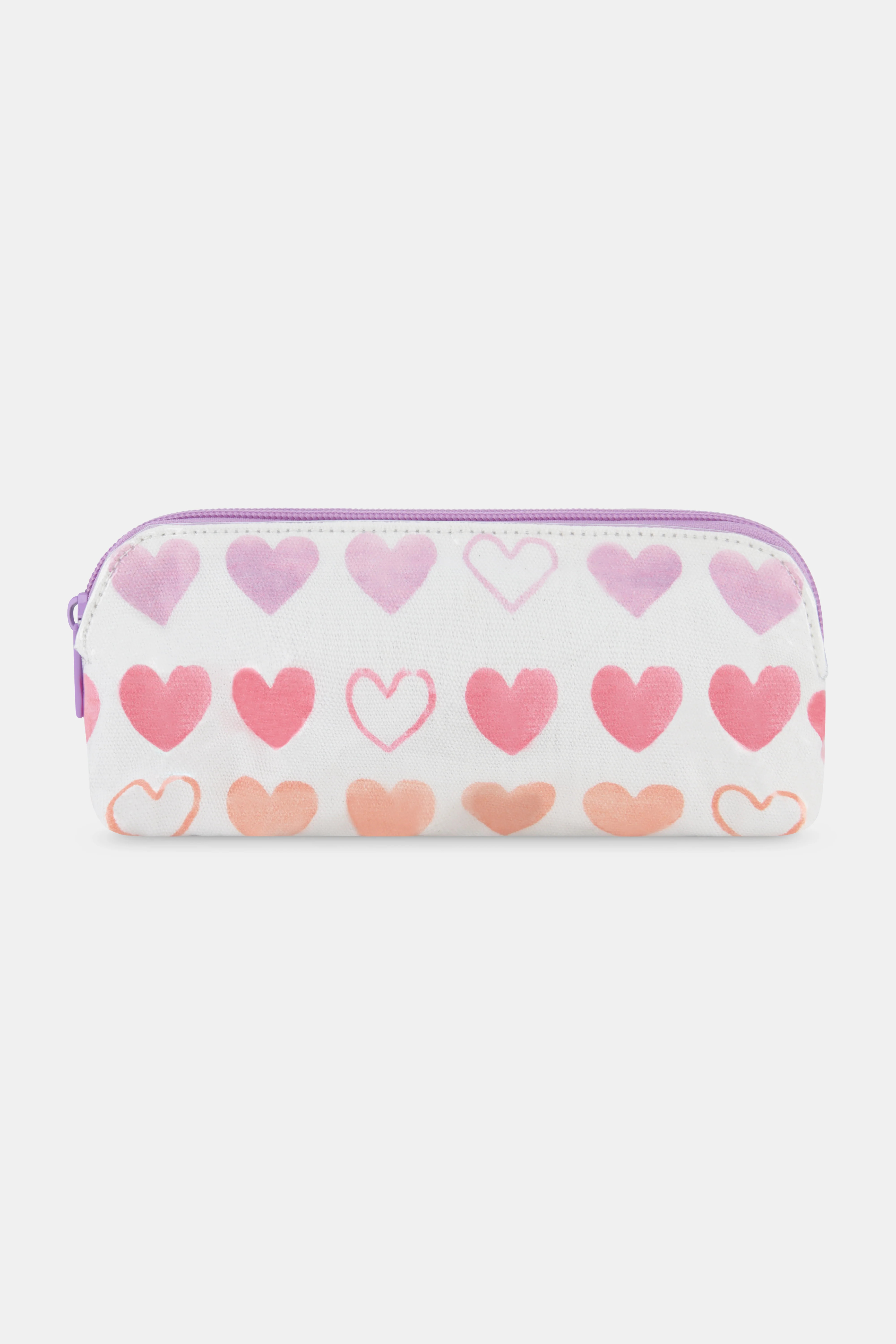 Watercolor Hearts Makeup Bag RAINBOW / S | Roller Rabbit