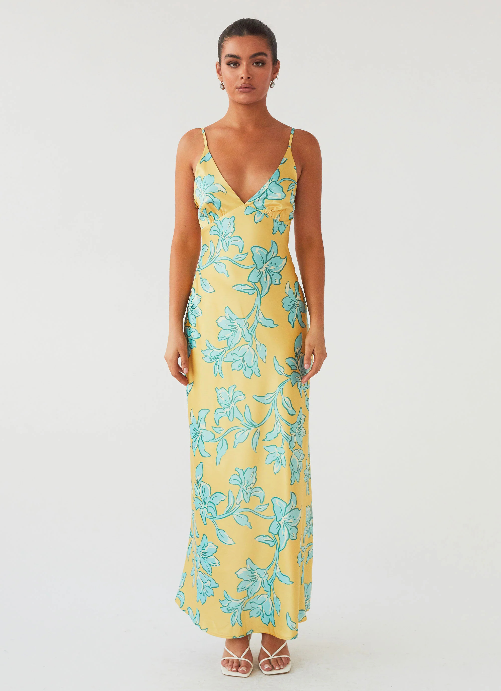 Sorrento Sun Maxi Dress - Golden Bloom | Peppermayo (Global)