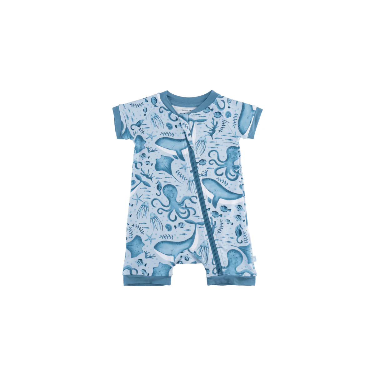 Baby Short-Sleeve Bamboo Romper | Dreamland Baby