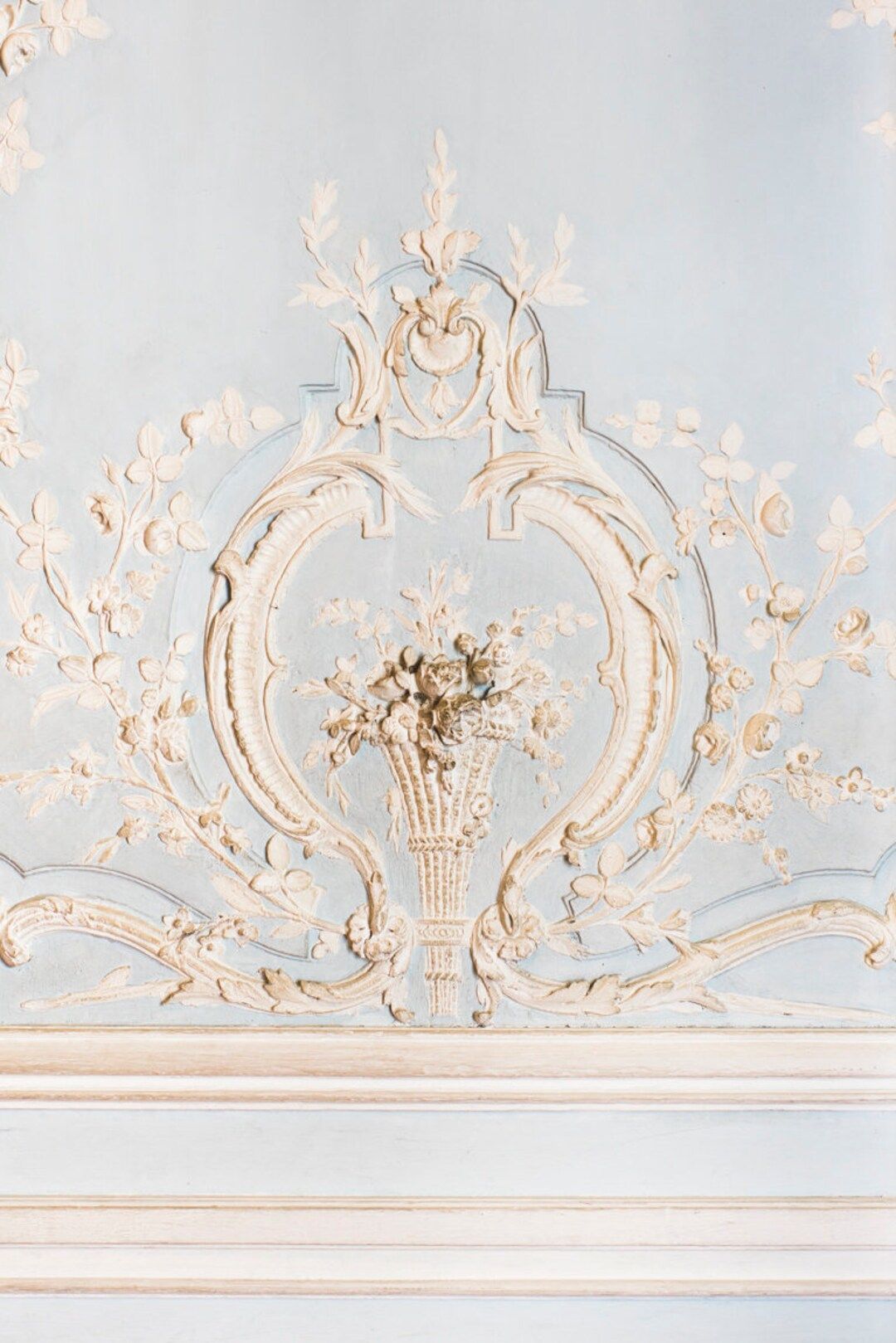 Paris Photograph - Blue and White Details at Versailles, Paris Architecture, Large Wall Art, Fren... | Etsy (US)