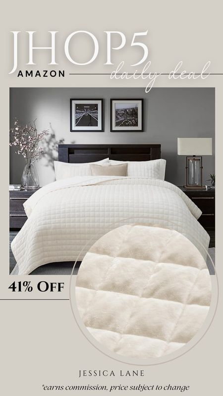 Amazon daily deal, save 41% on the gorgeous velvet quilted comforter. Comforter, velvet quilt, velvet coverlet, velvet bedding, velvet blanket, Amazon bedroom, Amazon bedding, Amazon deal

#LTKSaleAlert #LTKSeasonal #LTKHome