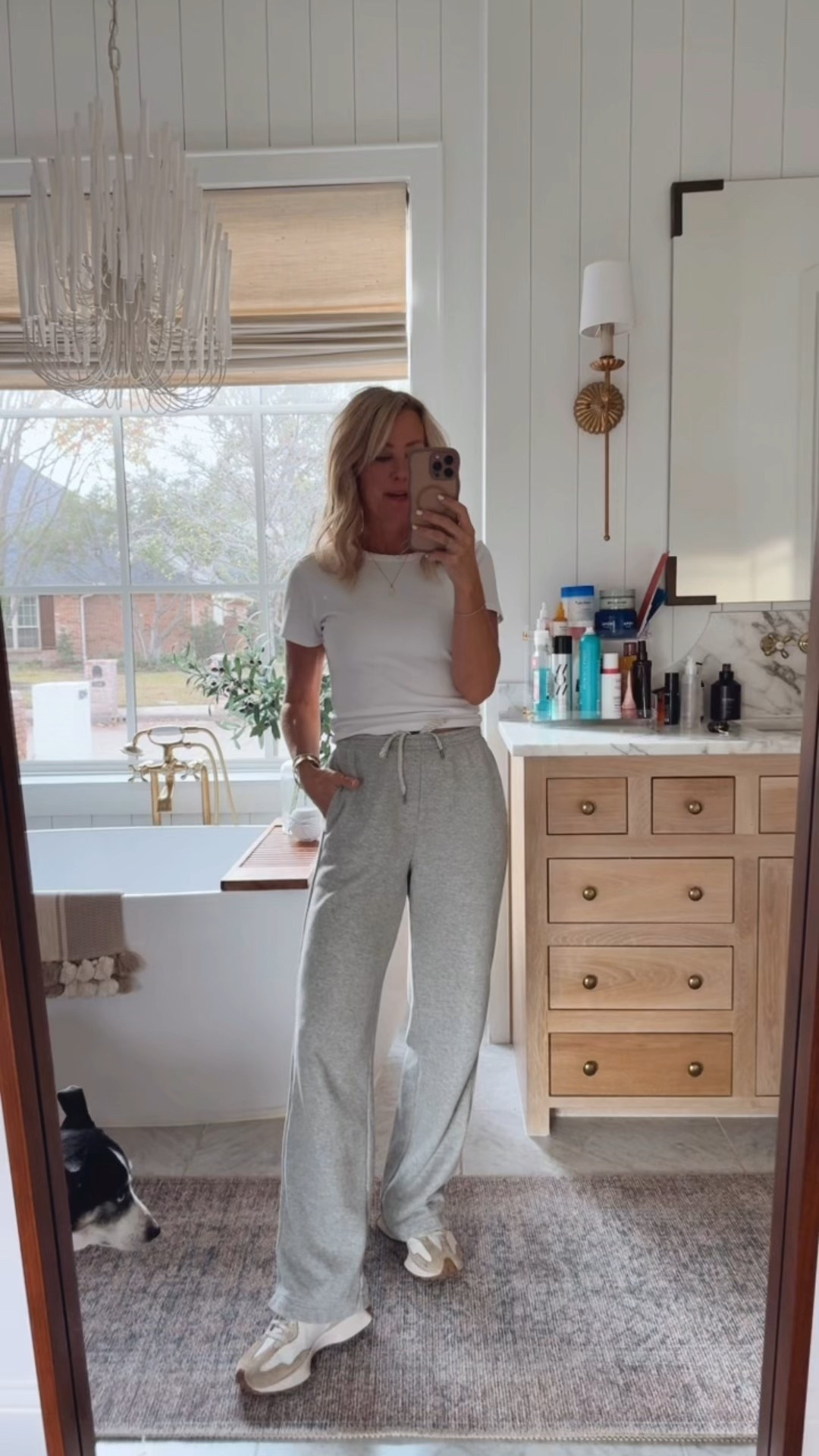 Might be the perfect sweatpant of all time

Pant: xs
Tee: small

#LTKOver40 #LTKootd