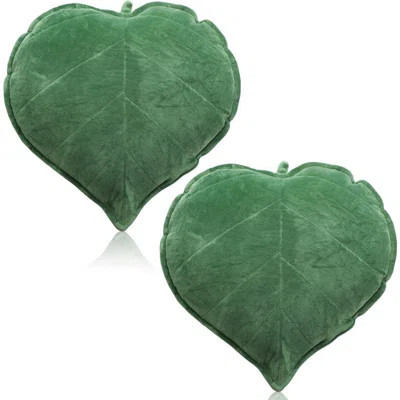 2 Pieces Leaf Shaped Throw Pillow Cushion 20 X 20 Inch 3D Leaf Shaped Throw Pillow Leaves Sofa Throw Pillow Cushion Plant Pillow Home Decoration For C | Wayfair North America