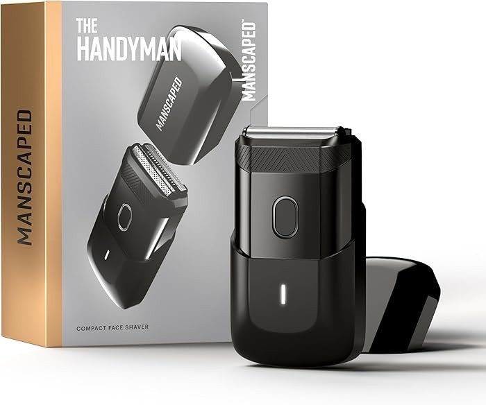 MANSCAPED® The Handyman™ Compact Face Shaver – Portable Men’s Travel Facial Hair Groomer, ... | Amazon (US)