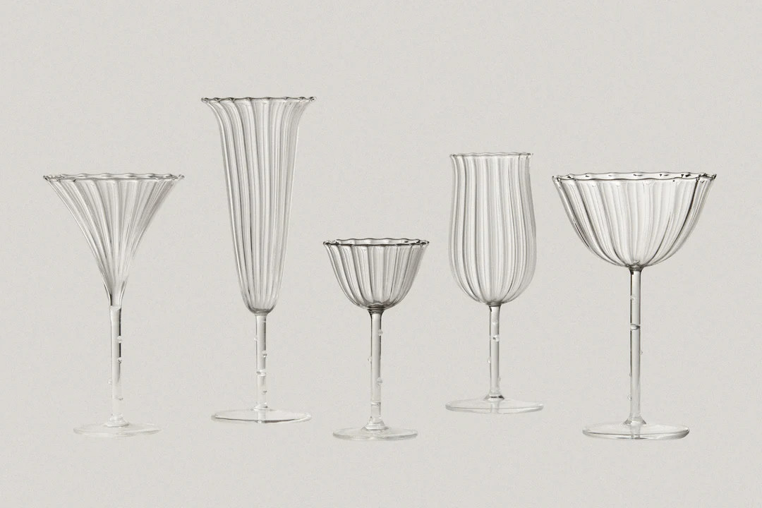 Tulip Wine Glass, Set of 4 | Maison Rogue