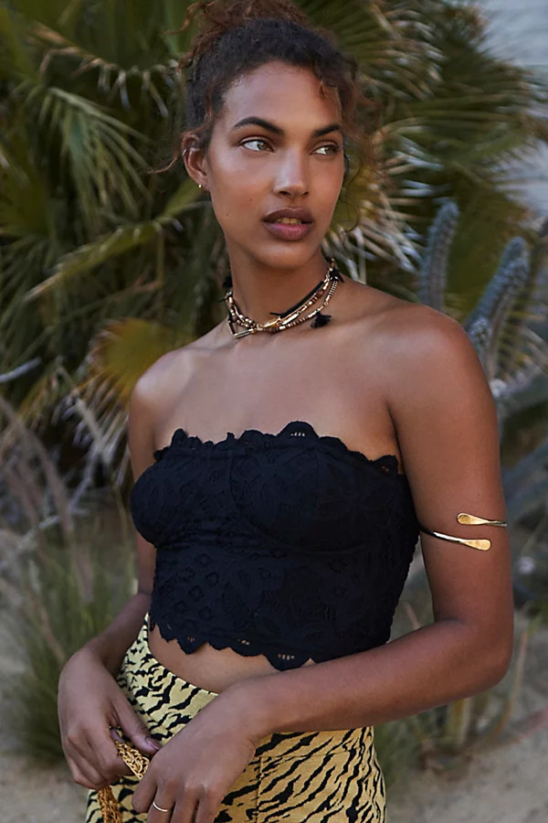 Adella Corset Bra by Intimately at Free People, Black, XS | Free People (Global - UK&FR Excluded)