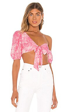 MAJORELLE Alyssa Top in Pink Tie Dye from Revolve.com | Revolve Clothing (Global)