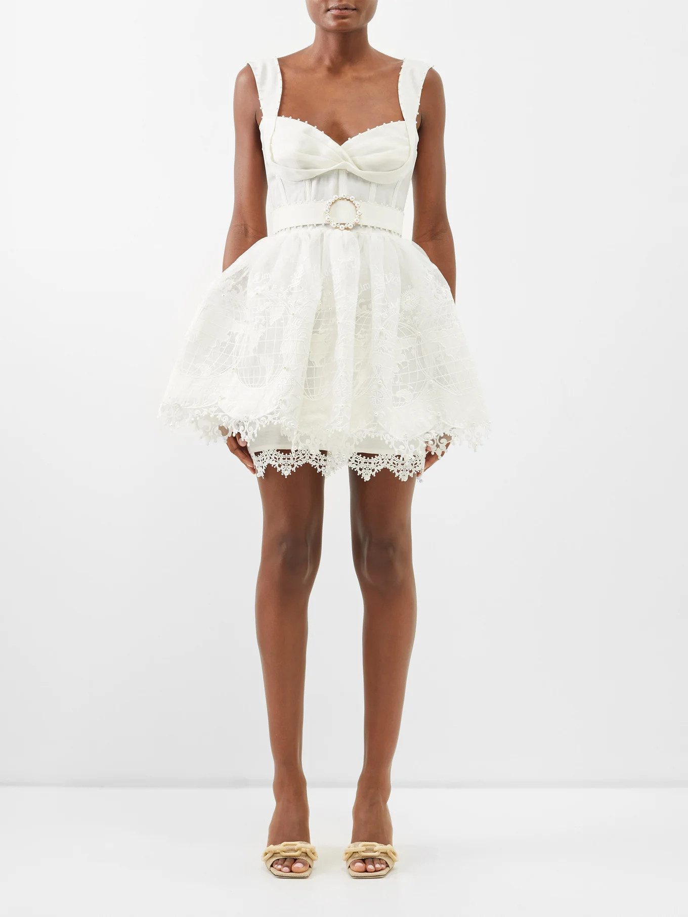 High Tide linen-blend mini dress | Matches (US)