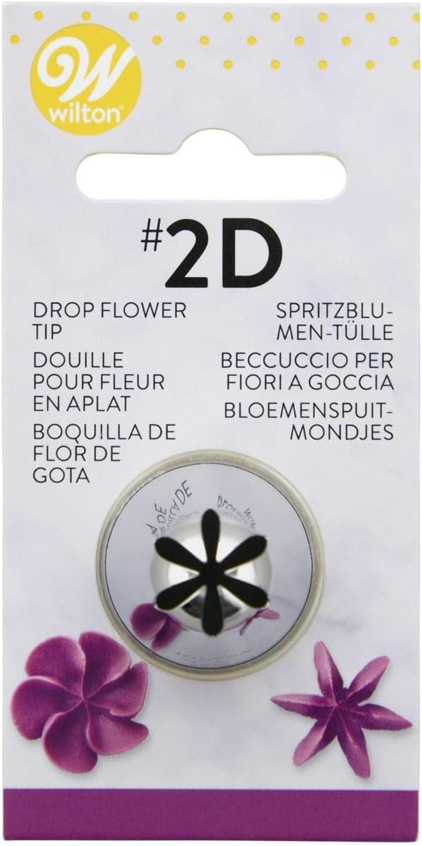 Wilton Decorating Piping Tip, No 2D - Drop Flower | Amazon (US)