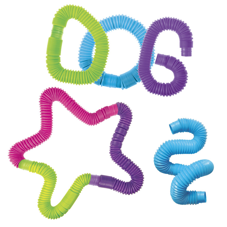 Ja-Ru Pop N Play Tubes 3 Pop Tube Sensory Toy, ASMR Sensory Toy | Walmart (US)