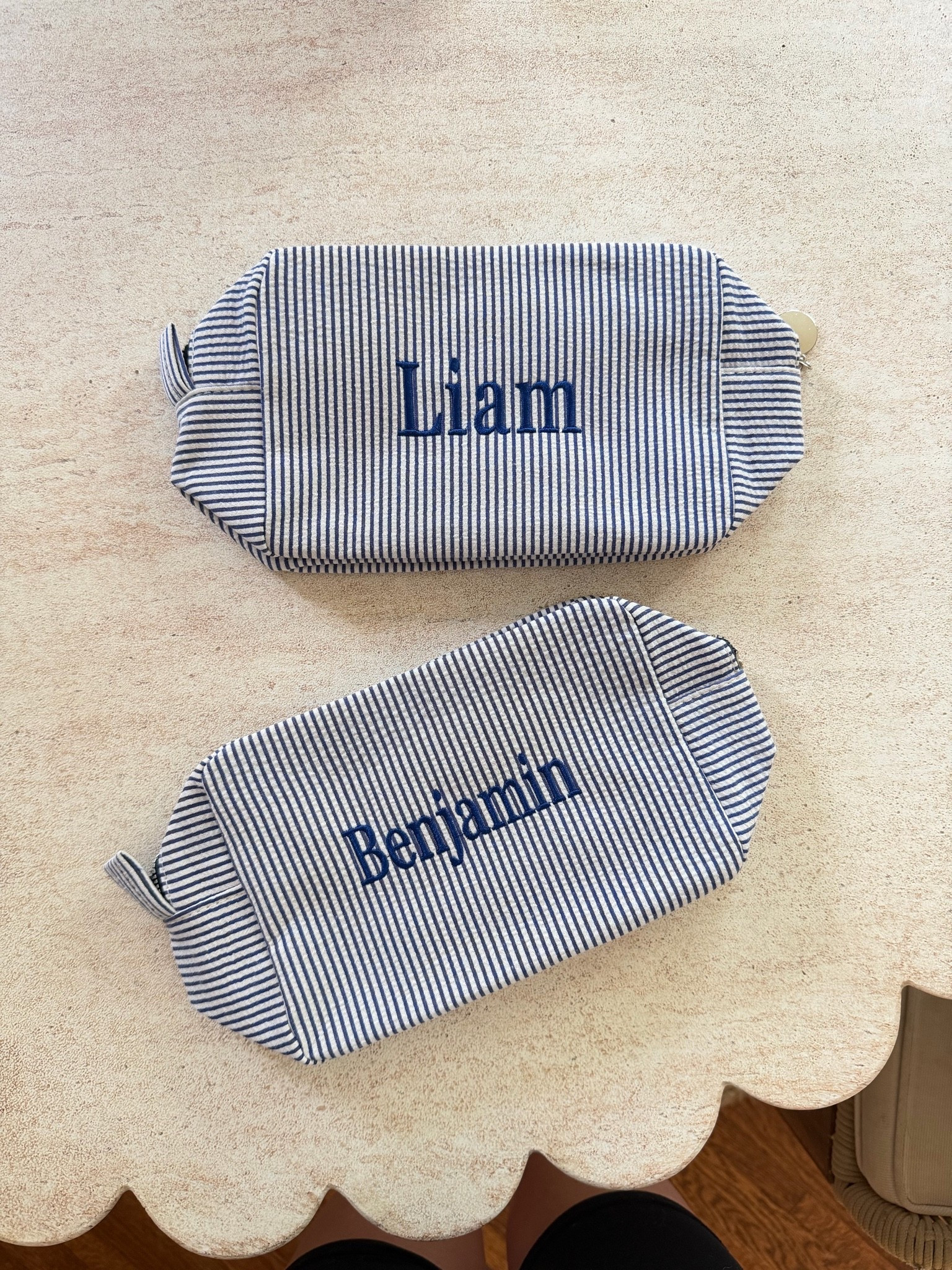 Personalized toiletry bags for my diaper bag! 🩵

#LTKmomlife #LTKBaby #LTKKids