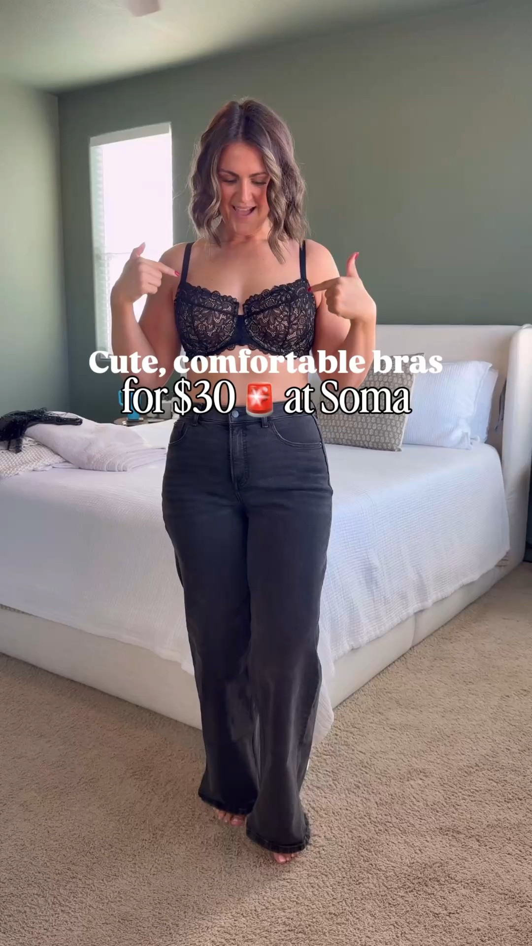 🚨$30 bras!!🚨
Honestly this sale is wild - these bras are gorgeous, comfortable, and supportive! 

Wearing a 38D in all (I’m normally a 36 but sized up 1)❤️‍🔥

#somapartner #braevent #styleover30 #closetstaples @soma 

#LTKSaleAlert #LTKMidsize #LTKgrwm