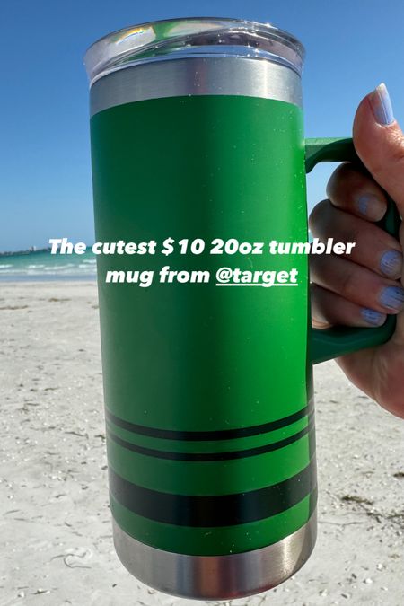 This 20oz mug from Target is only $10!  Comes in a few colors.

#target #targetfinds #hearthandhand #travelmug

#LTKfindsunder50 #LTKtravel #LTKActive