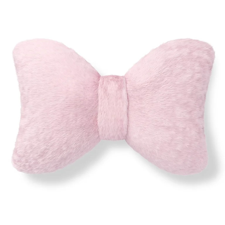 Mainstays Kids Bow Throw Pillow, 19" x 13" | Walmart (US)