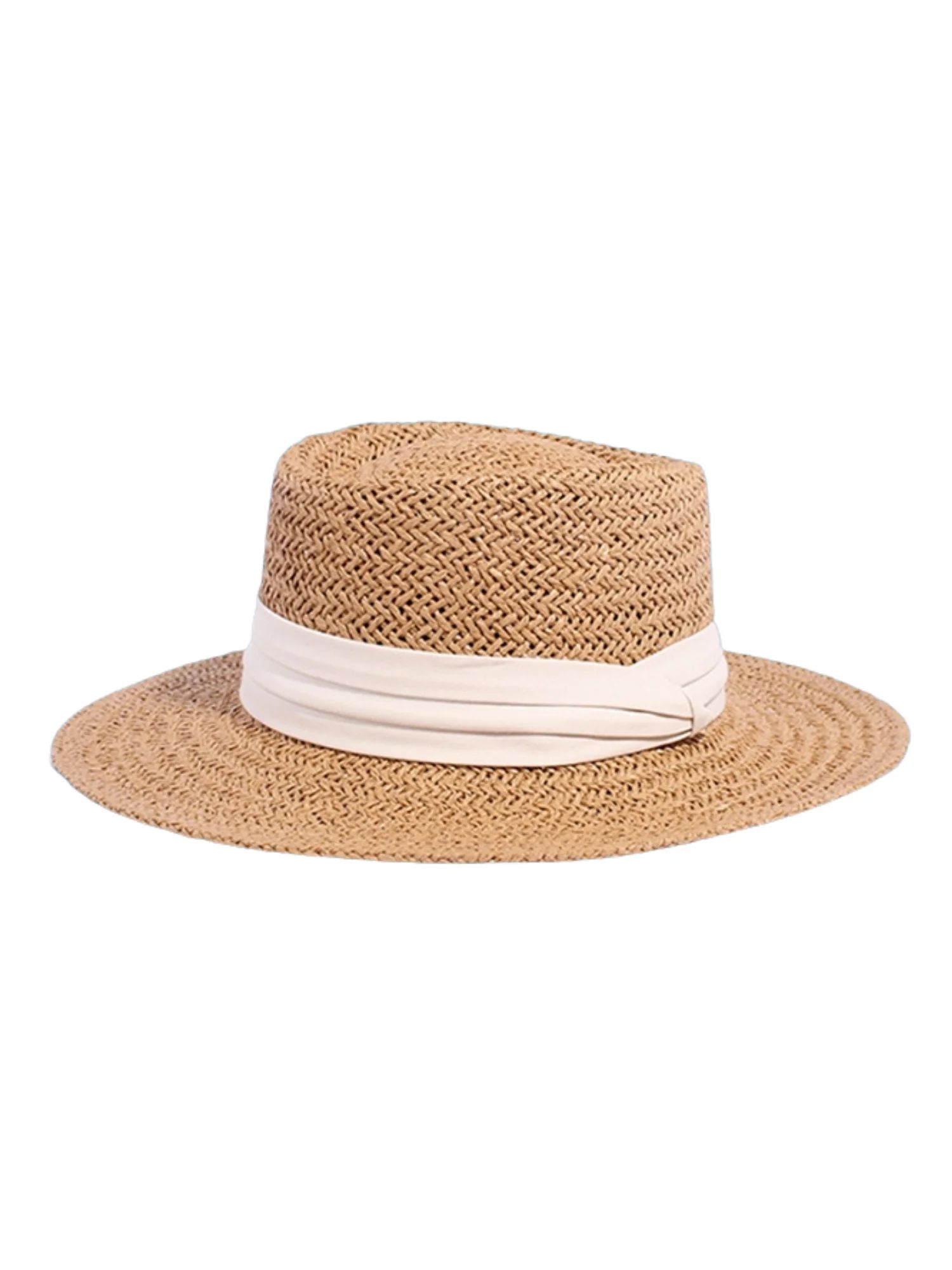 'Tessa' Straw Hat With Ribbon (3 Colors) | Goodnight Macaroon