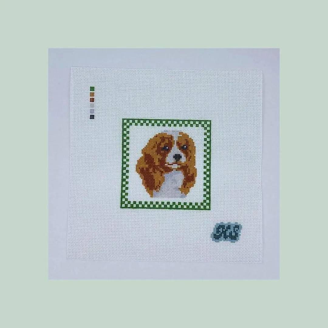 Queen Cav Needlepoint Canvas | Hand-painted & Stitch-painted on 18-mesh - Etsy | Etsy (US)