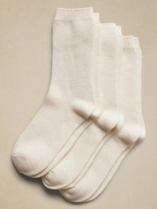 Cozy Sock with a Touch of Cashmere 3-Pack | Banana Republic (US)