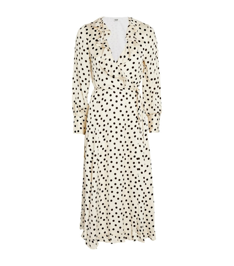 Claudie Pierlot Polka-Dot Midi Dress | Harrods