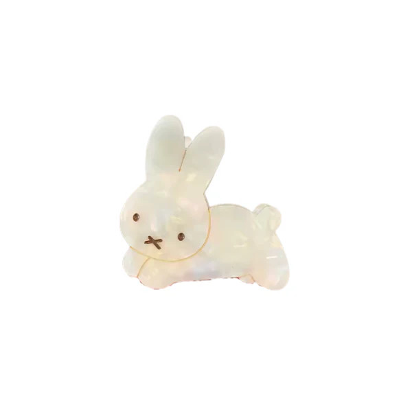 White Bunny Claw Clip | EB and Co.