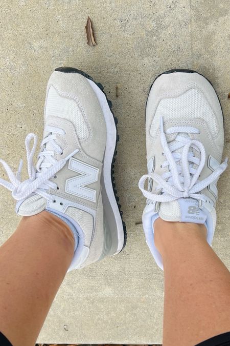New balance sneakers- neutral colored sneakers- fitness attire- fitness outfit 

#LTKfindsunder100 #LTKstyletip #LTKshoecrush