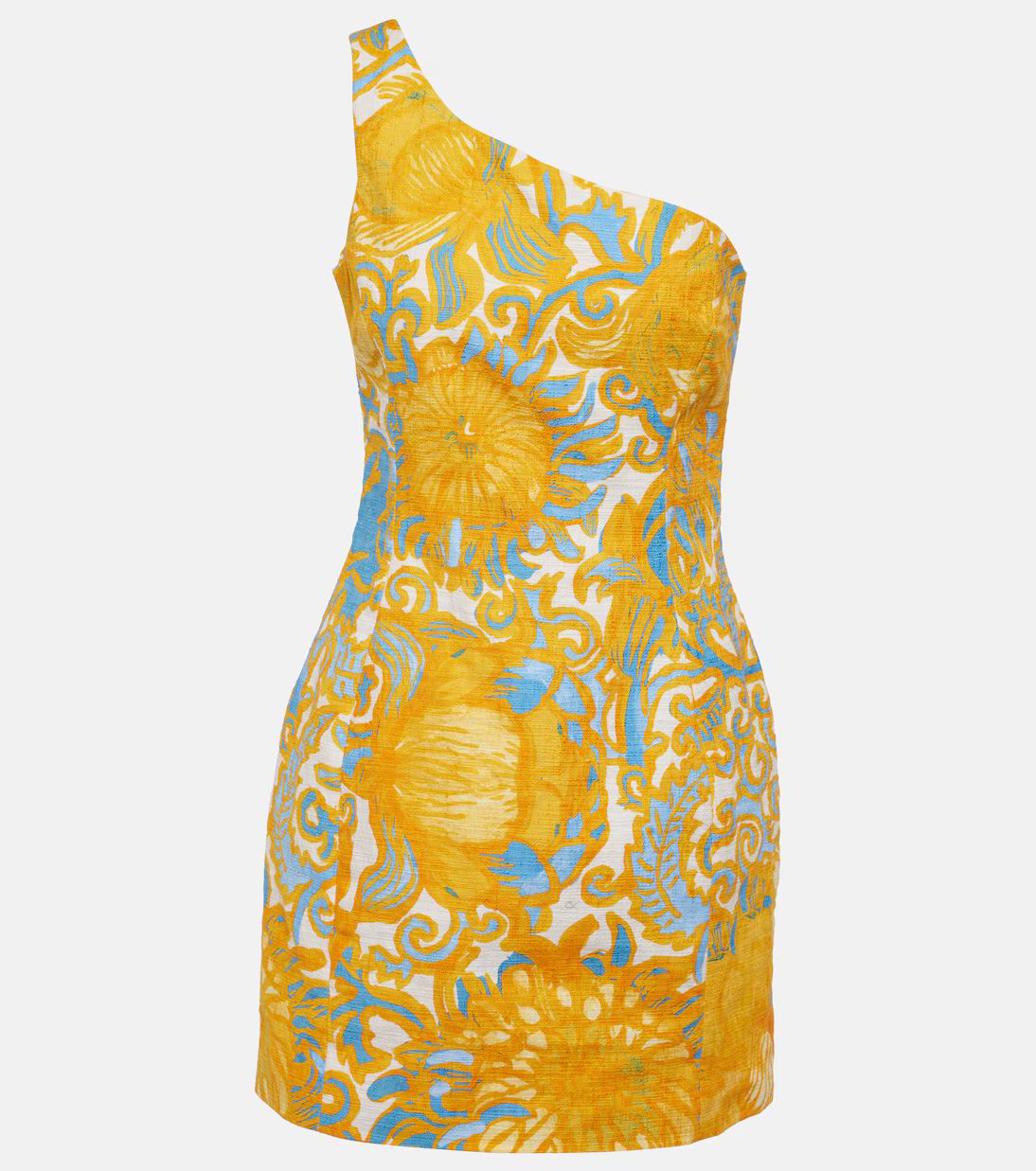Bold Shoulder floral cotton minidress | Mytheresa (US/CA)