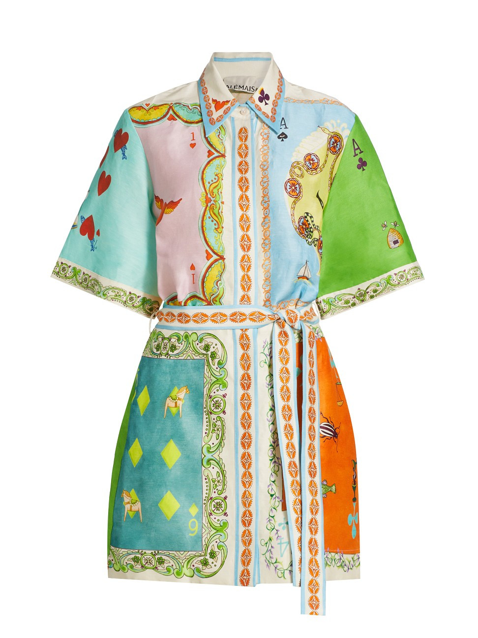 Women's Players Rummy Linen-Blend Minidress - Size 10 | Saks Fifth Avenue