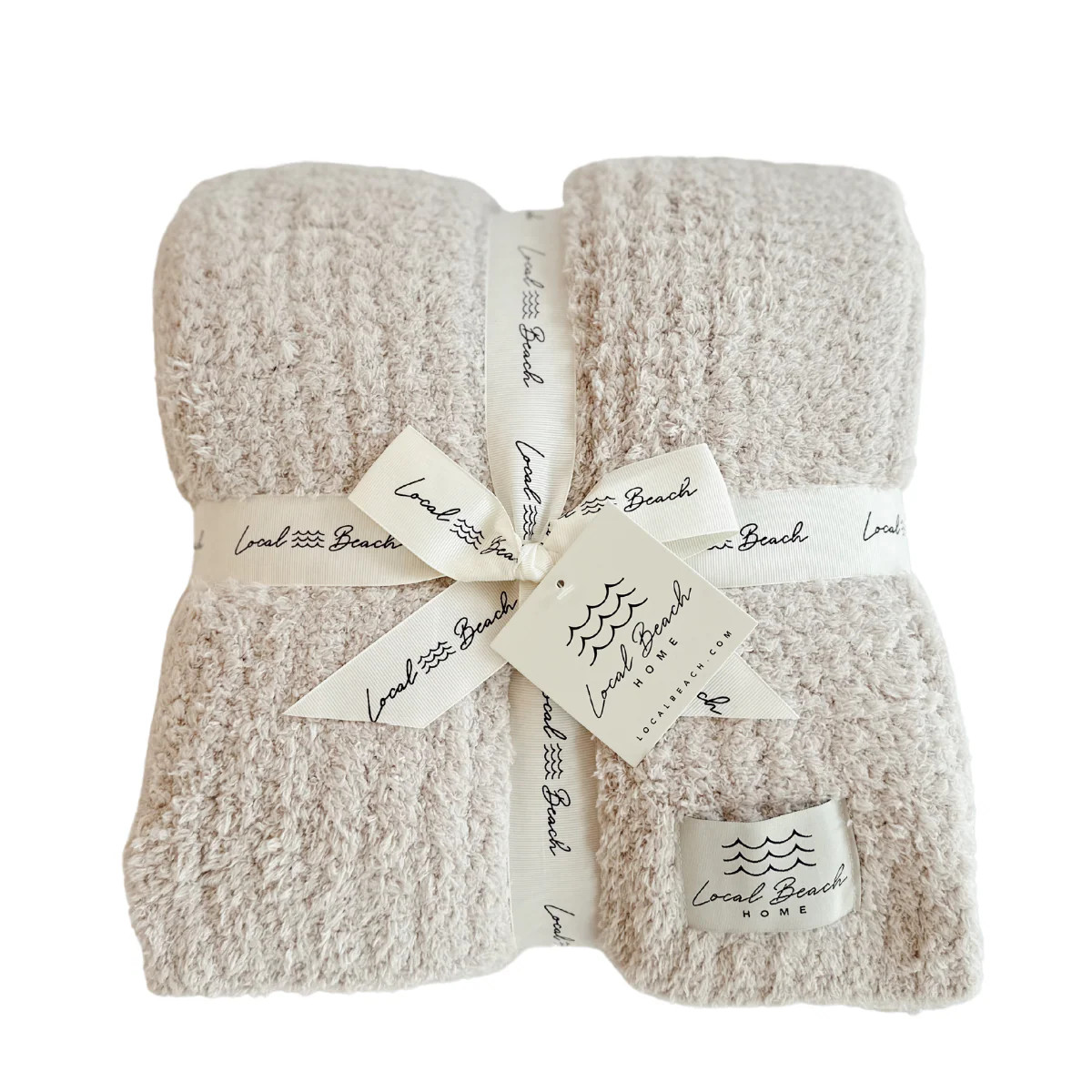 Solid Ribbed Luxe Home Cozy Blanket | Local Beach