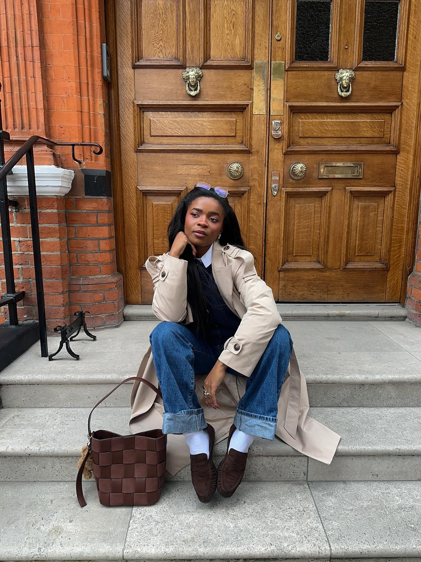 autumn fit recipe 🧸☕️💙

Fully asos outfit and a Meshki trench 🫶🏾

#LTKStyleTip #LTKFindsUnder100 #LTKSeasonal