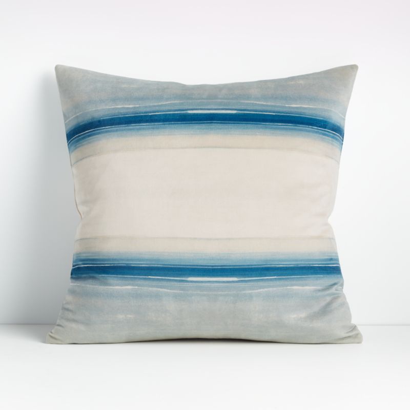 Tadashi 20" Velvet Pillow | Crate and Barrel | Crate & Barrel