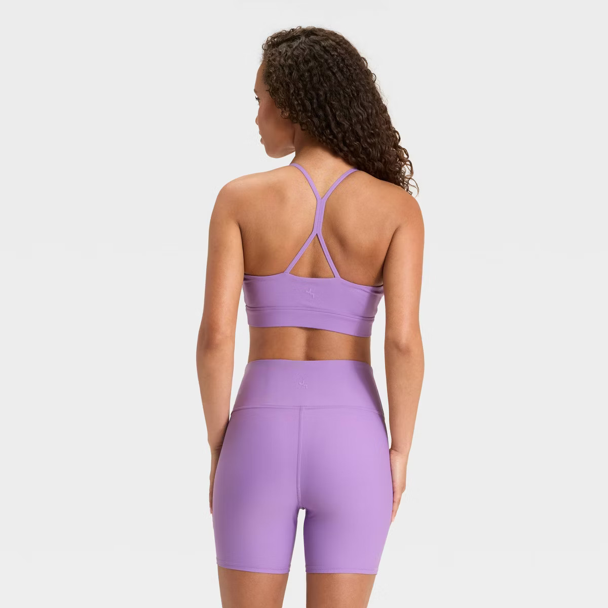 Women's Triangle Racerback Sports Bra - JoyLab™ Purple S | Target