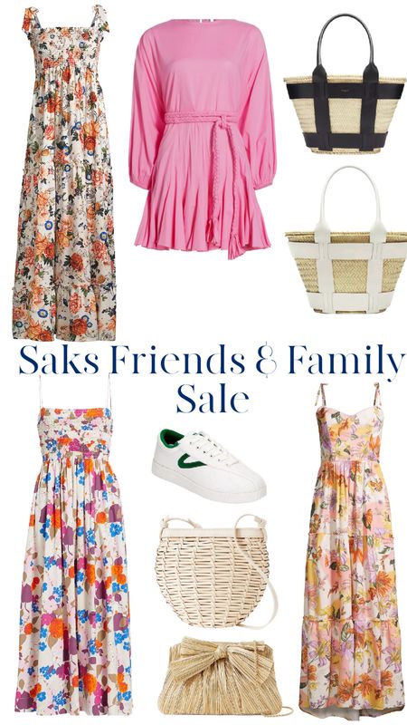 Some favorites from the Saks F&F Sale. Now through March 28. Stock up on beautiful spring dresses and accessories. 

#LTKSeasonal #LTKitbag #LTKsalealert