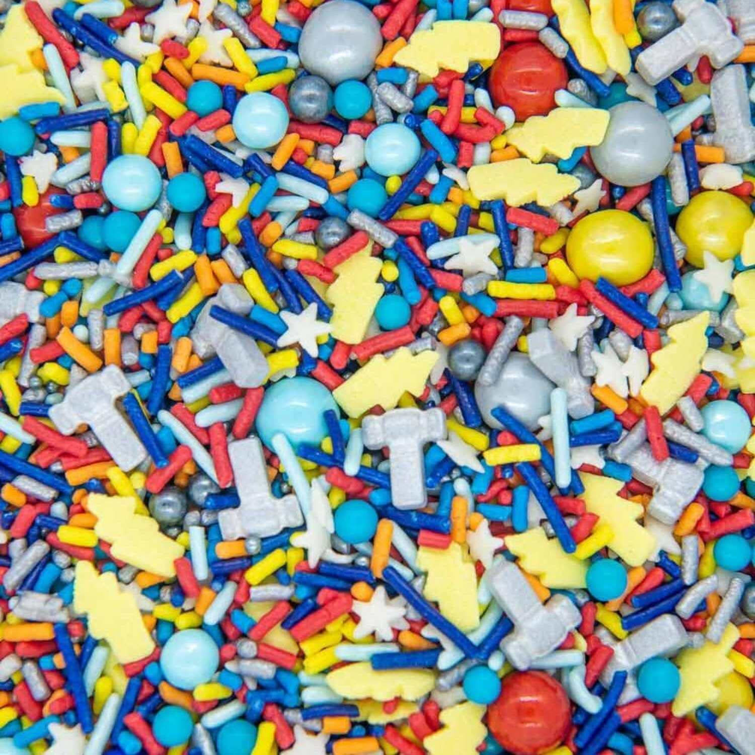 God of Thunder Superhero Sprinkles, Edible Confetti Cake Sprinkles Superhero Sprinkles for Cupcak... | Amazon (US)