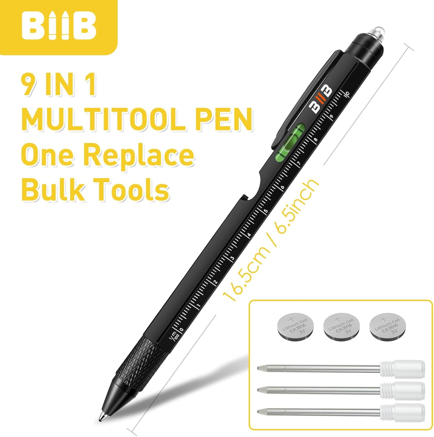 BIIB Gifts for Men, Stocking Stuffers for Adults Men 9 in 1 Multitool Pen, Mens Stocking Stuffers... | Amazon (US)