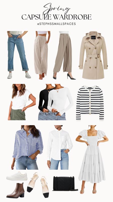 Spring capsule wardrobes are here!! And if you live in a small space, you need to start a seasonal capsule wardrobe.

Capsule wardrobe, spring ootd, spring dress, spring outfit, cap wardrobe, wardrobe, capsule, spring capsule, spring capsule wardrobe, spring shirt, t-shirt, amazon basics, amazon capsule, amazon spring, amazon capsule wardrobe.

#LTKfindsunder50 #LTKstyletip #LTKmidsize