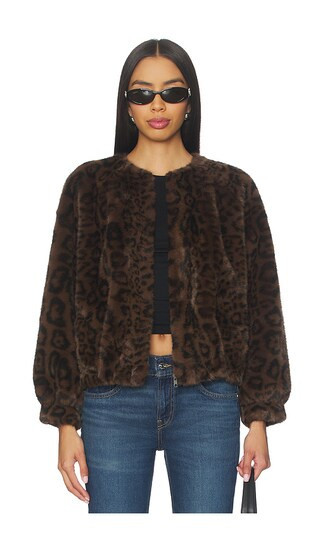 HEARTLOOM Patty Coat in Brown. - size L | Revolve Clothing (Global)