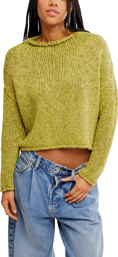 Opal Roll Neck Crop Sweater | Nordstrom