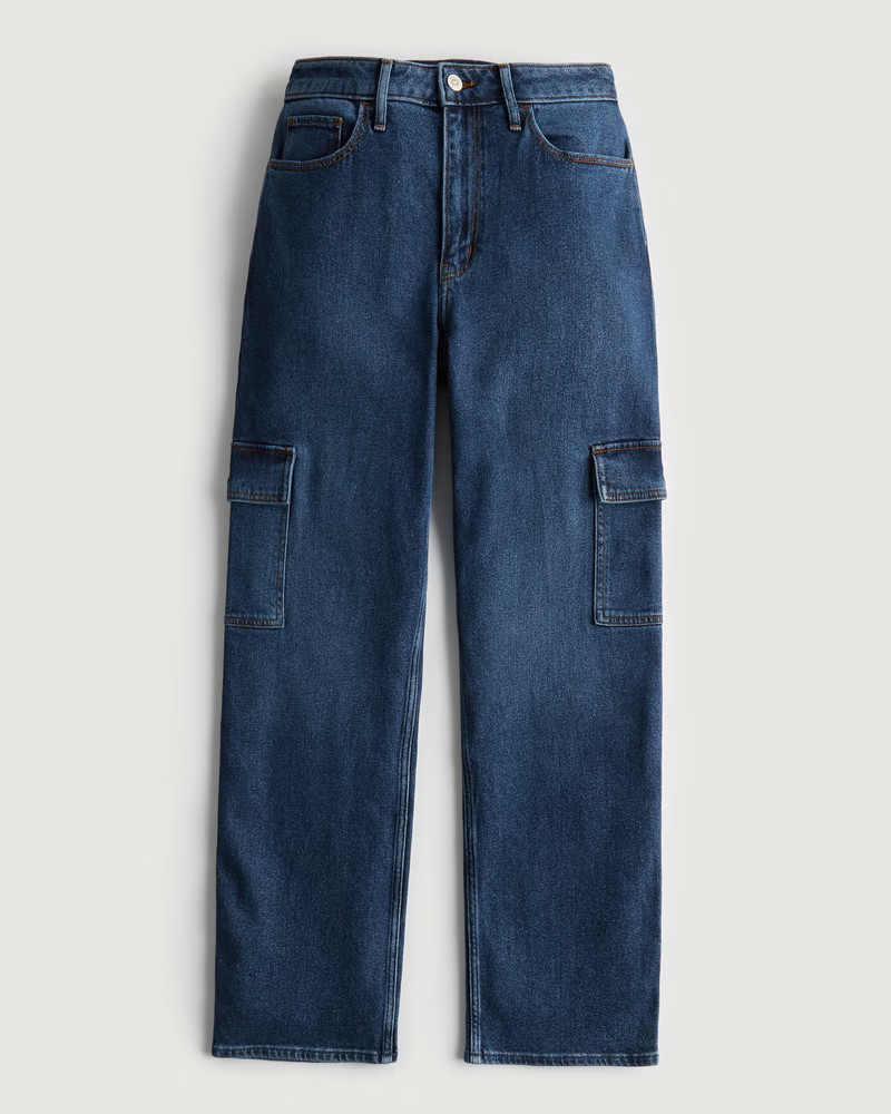 Women's Ultra High-Rise Dad Jeans | Women's Bottoms | HollisterCo.com | Hollister (US)